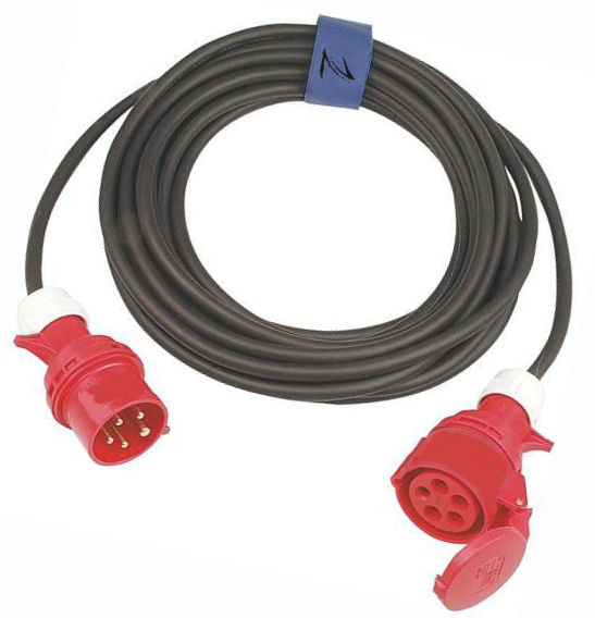 32A Verlängerungskabel, 400V  CEE 32A, 10 Meter